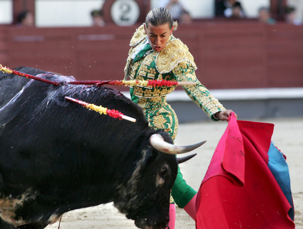 Spanish female bullfighter María Paz Vega