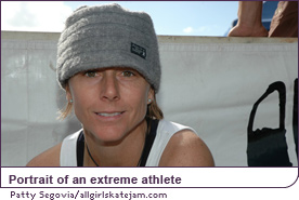 Portrait of an extreme athlete